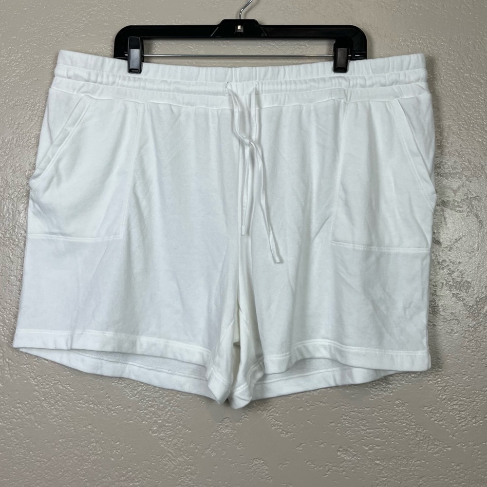 Chosse 5 Ítems For $30Belle beach kim gravel elastic waist‎ comfort white shorts